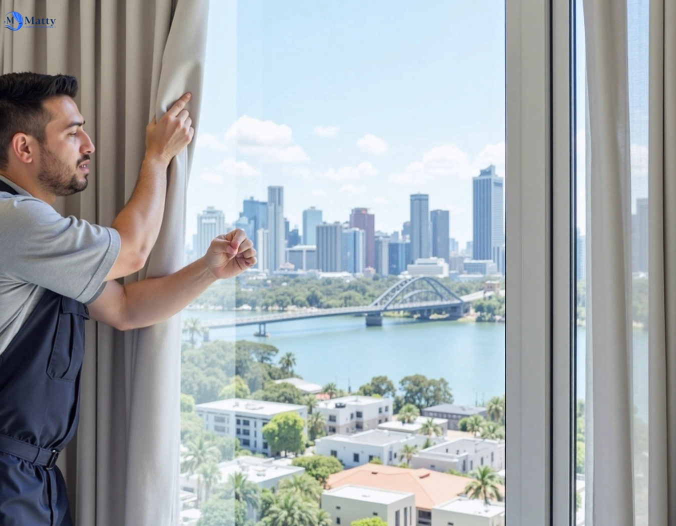 Professional curtain steam cleaning service chippendale-nsw QLD by Fresho Curtain Cleaning